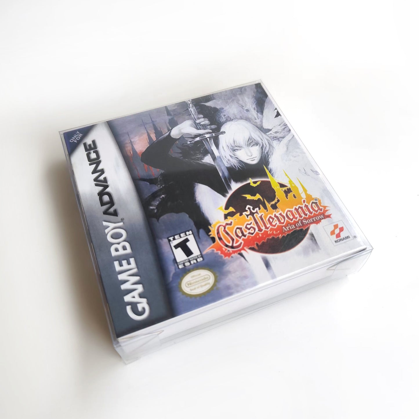 Castlevania - Aria of Sorrow cartridge with tray box manual for gba game boy advance