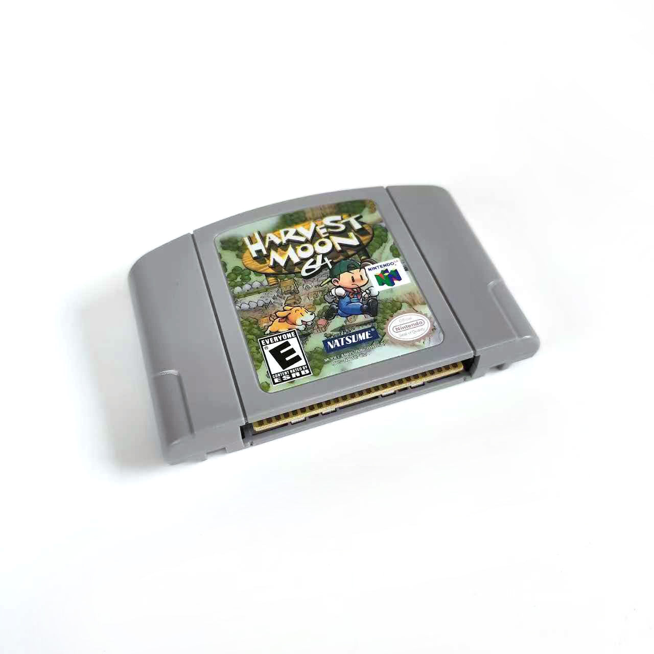 harvest moon 64 game cartridge with tray box for N64 Nintendo 64