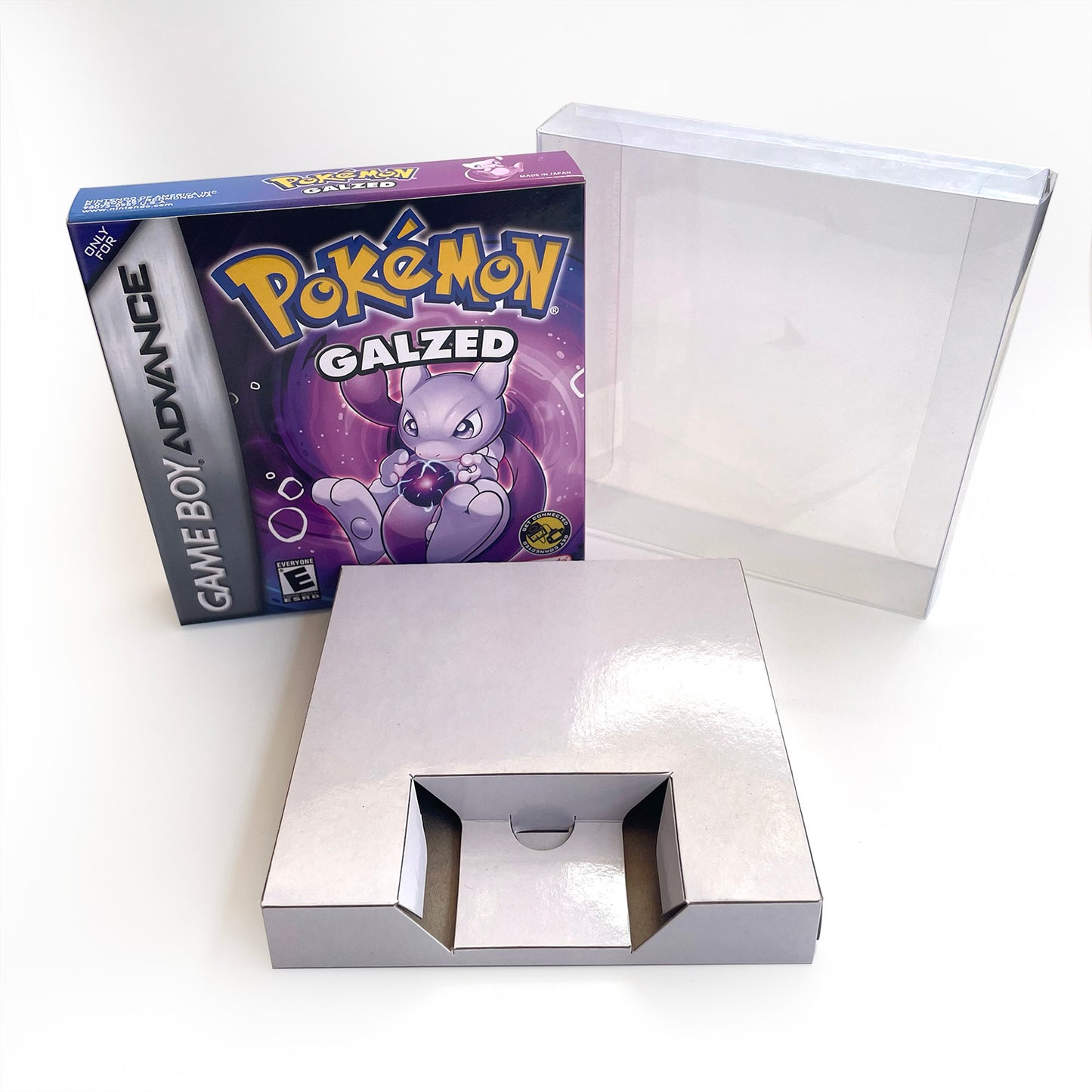 pokemon galzed RTC Flash cart game cartridge with tray box for gba game boy advance