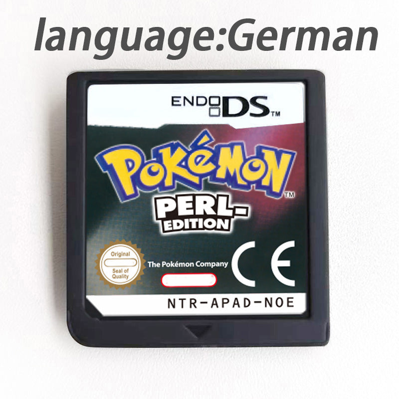 USA EUR FRA ESP NOE ITA Pokemon HeartGold SoulSilver Platinum Diamond Pearl Version Game cartridge for Nintendo Ds 3ds 2ds