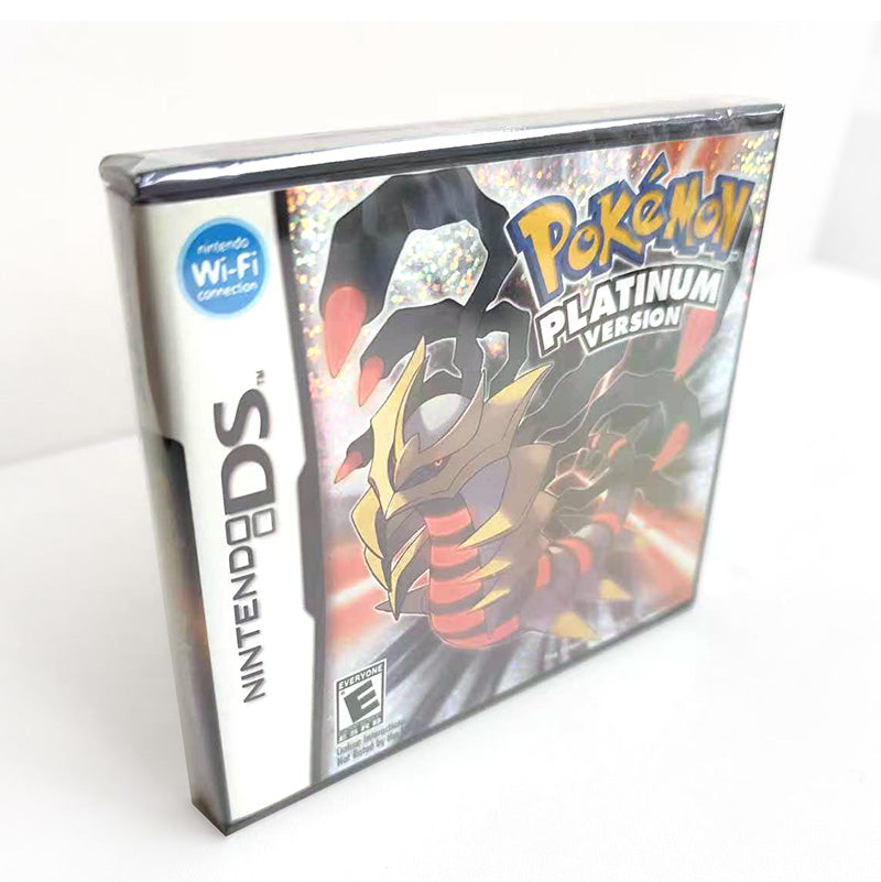 Pokemon USA English Platinum Version game cartridge with box for nintendo DS
