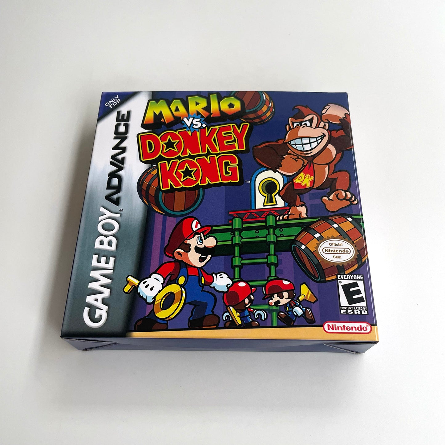 Mario vs. Donkey Kong cartridge with tray box manual for gba game boy advance