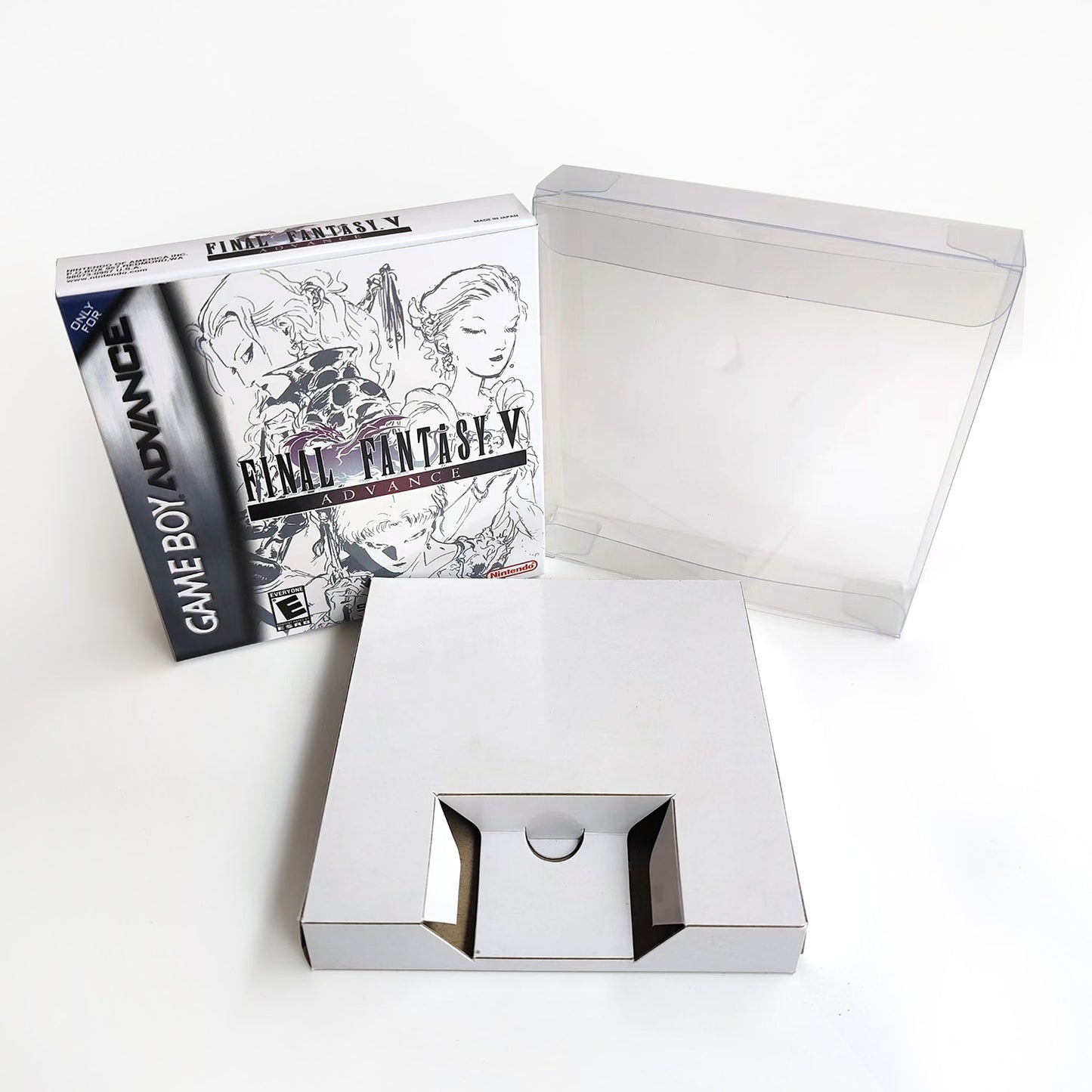 Final Fantasy V cartridge with tray box manual for gba game boy advance
