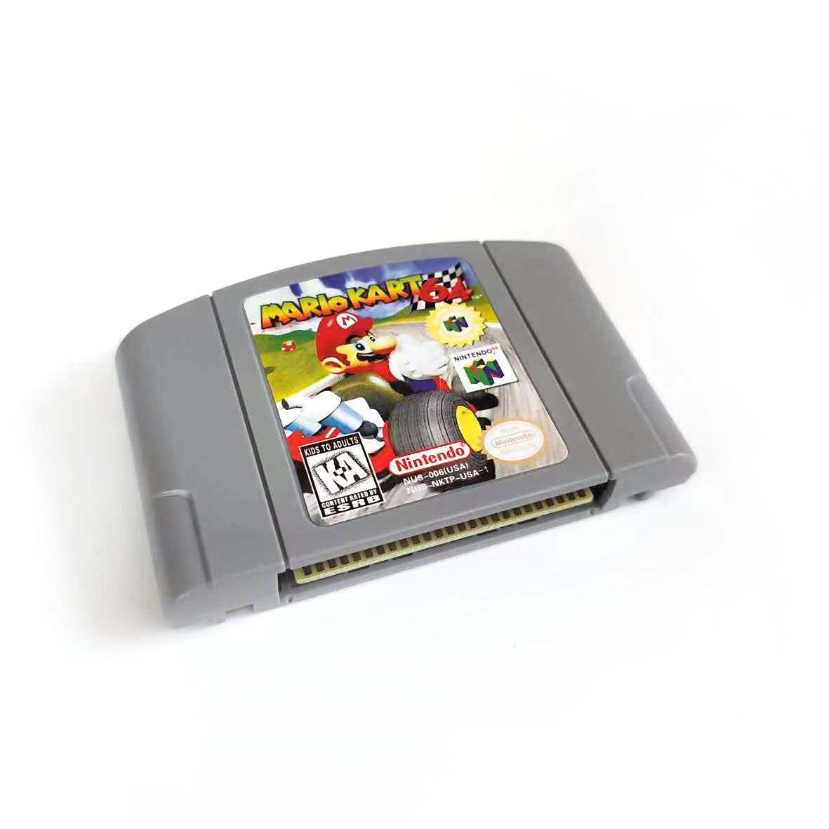 Mario kart game cartridge with tray box for N64 Nintendo 64