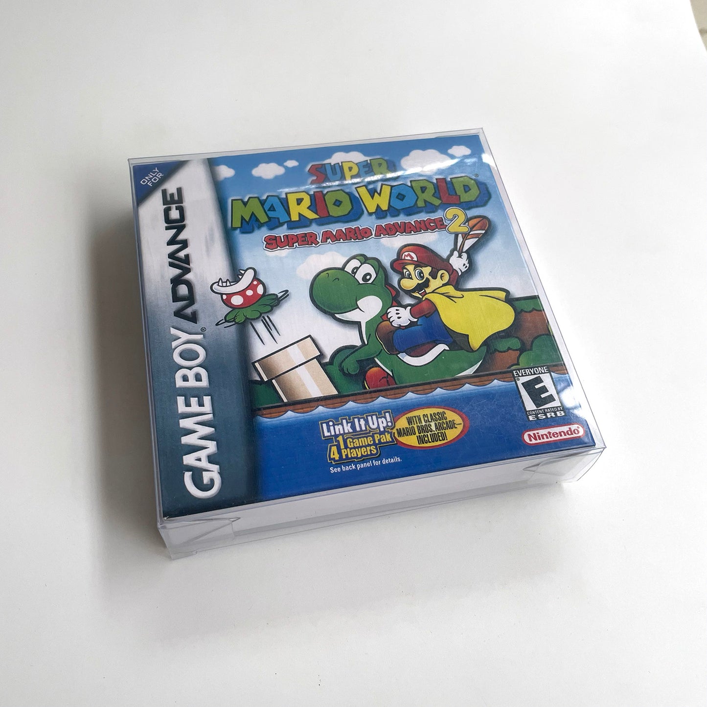 super mario acvance 2 cartridge with tray box for gba game boy advance