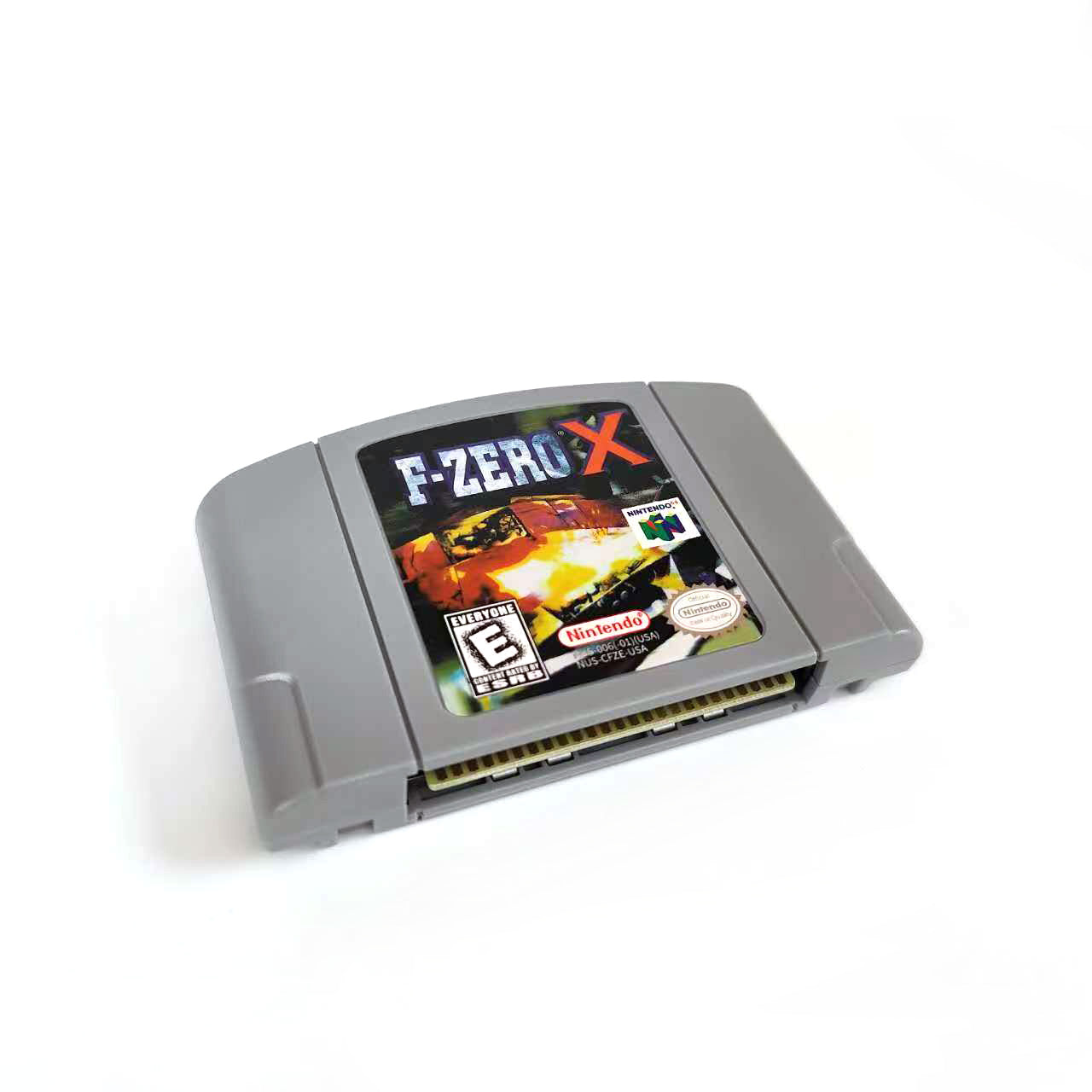 F-Zero X game cartridge with tray box for N64 Nintendo 64