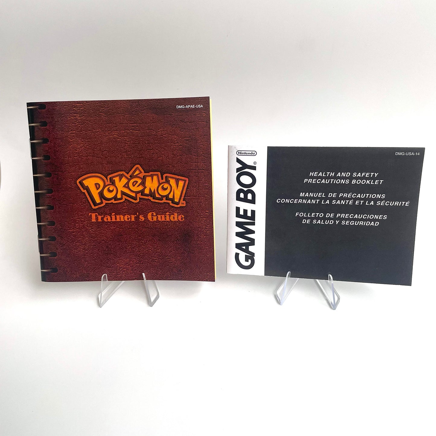 pokemon red version Battery save IC save Manual cartridge with tray box for gbc game boy color