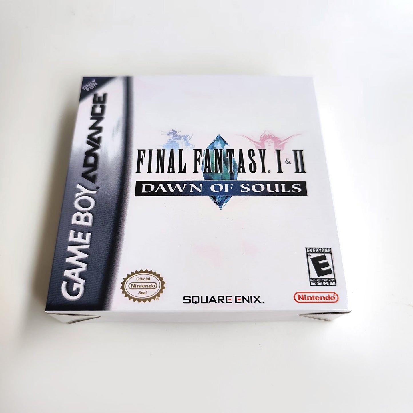 Final Fantasy I & II cartridge with tray box manual for gba game boy advance