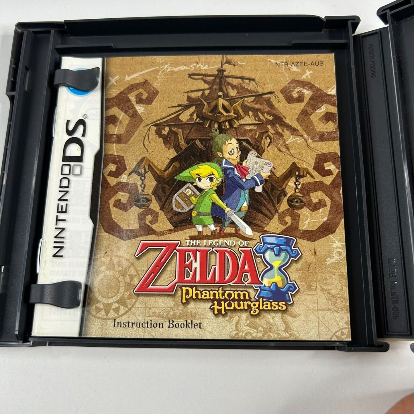 The Legend of Zelda: Phantom Hourglass With Box Game cartridge Manual Ds for Nintendo Ds 3ds 2ds
