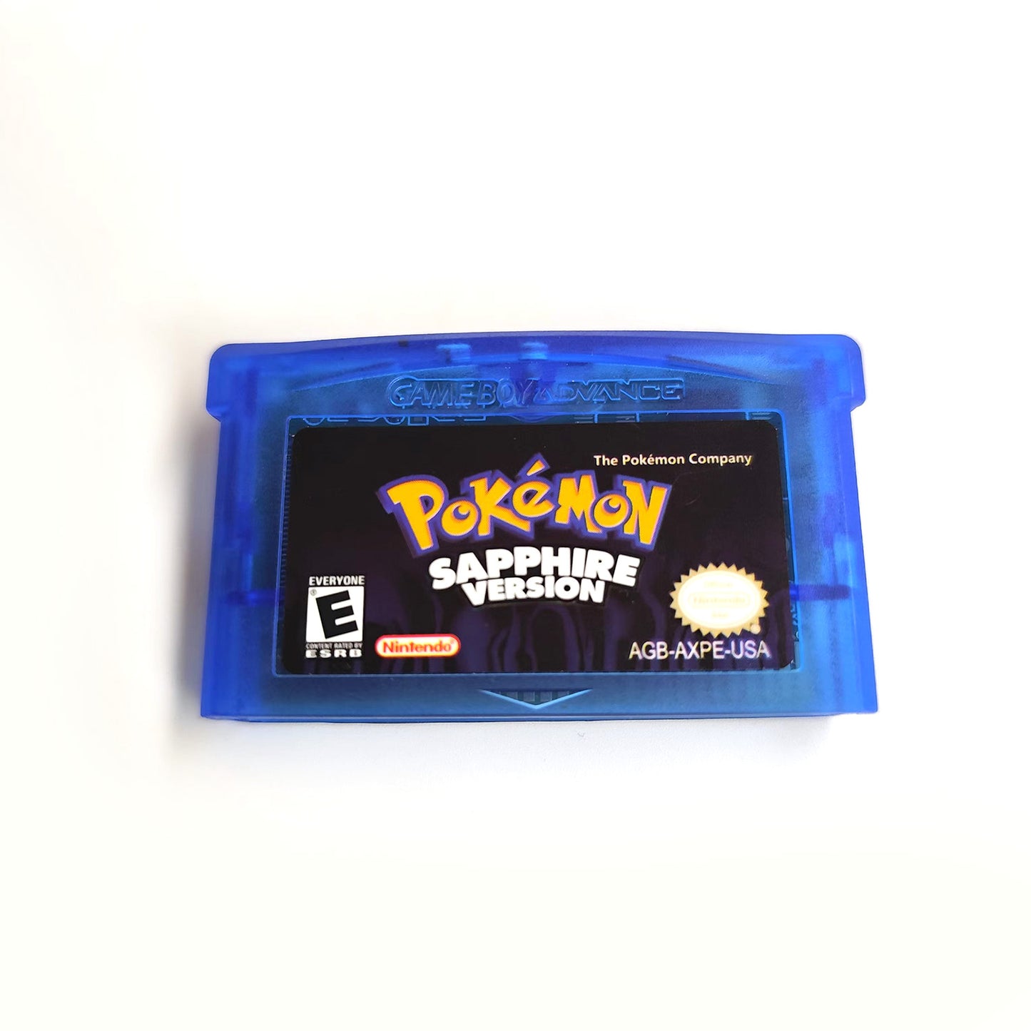 pokemon Sapphire version cartridge with tray box manual for gba game boy advance