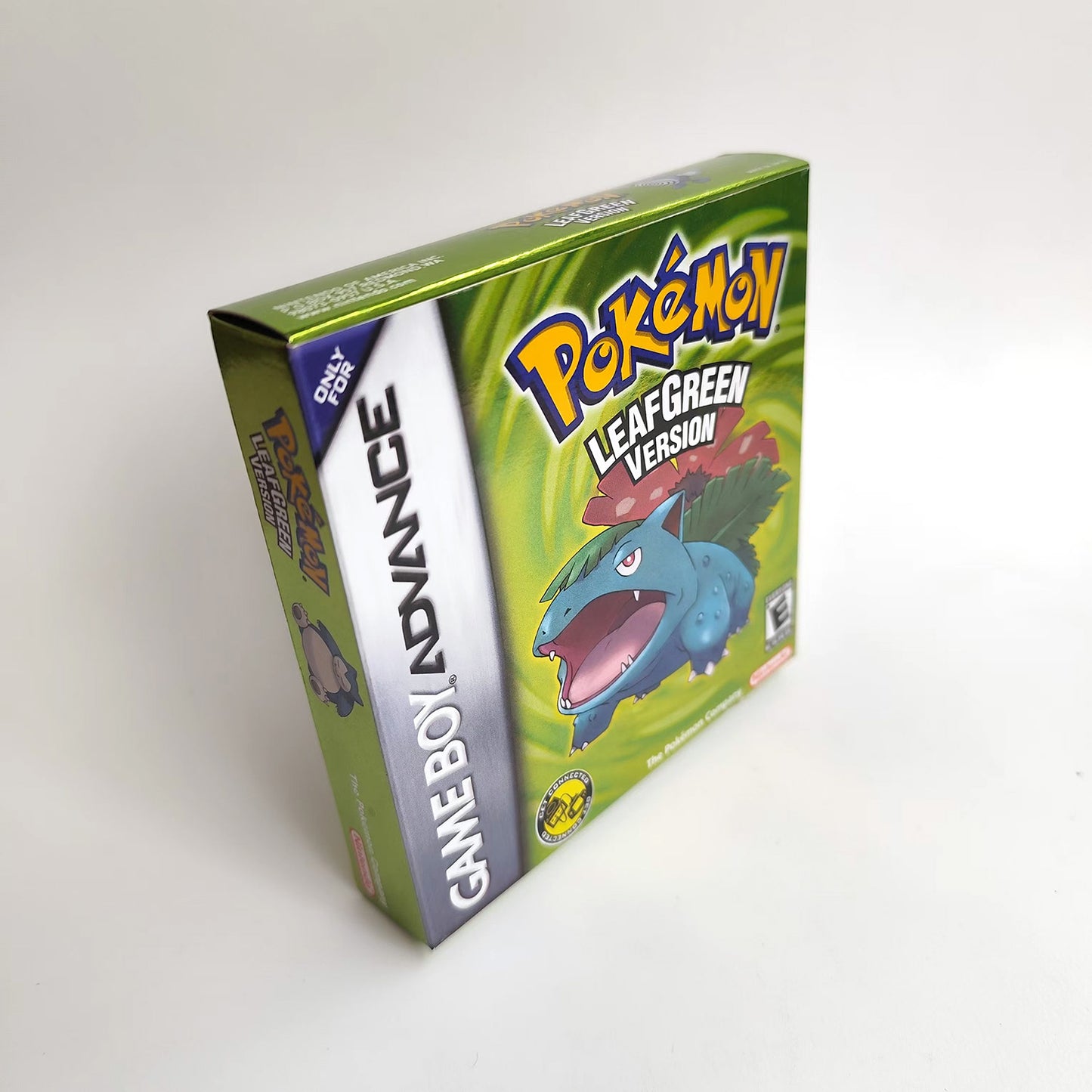 pokemon leafgreen version cartridge with tray box manual for gba game boy advance