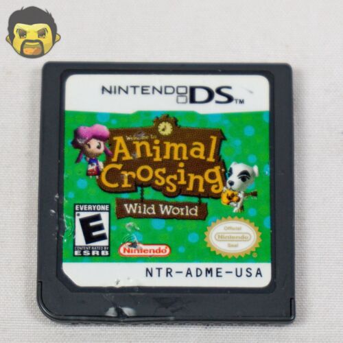 Animal Crossing: Wild World With Box Game cartridge Manual Ds for Nintendo Ds 3ds 2ds
