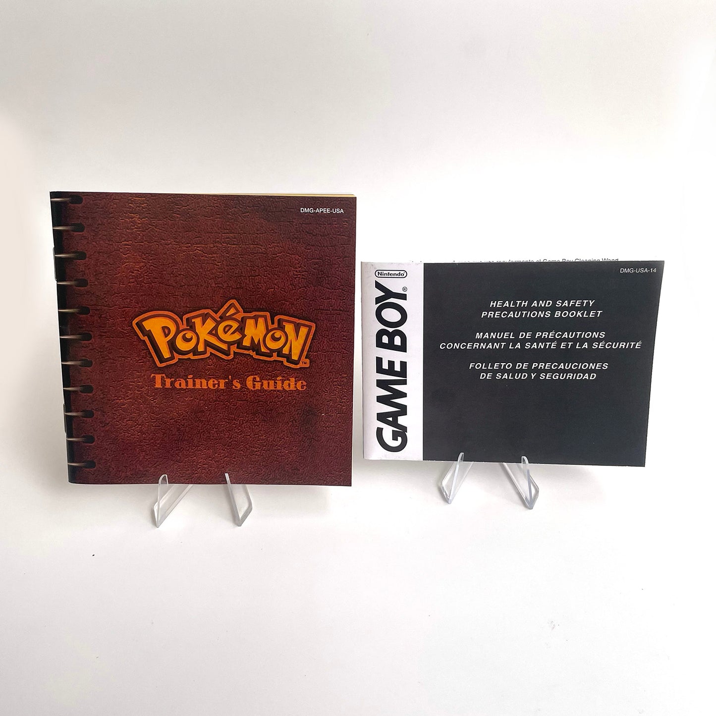 pokemon blue version Battery save IC save Manual cartridge with tray box for gbc game boy color