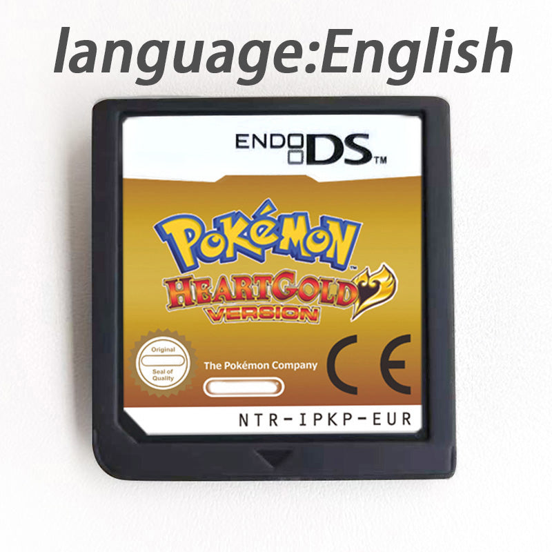 USA EUR FRA ESP NOE ITA Pokemon HeartGold SoulSilver Platinum Diamond Pearl Version Game cartridge for Nintendo Ds 3ds 2ds