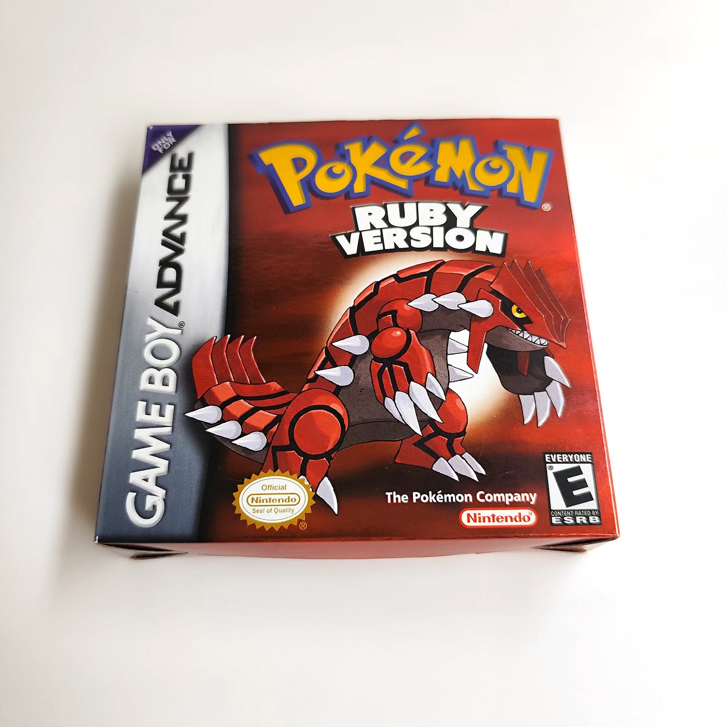 pokemon ruby version cartridge with tray box manual for gba game boy advance
