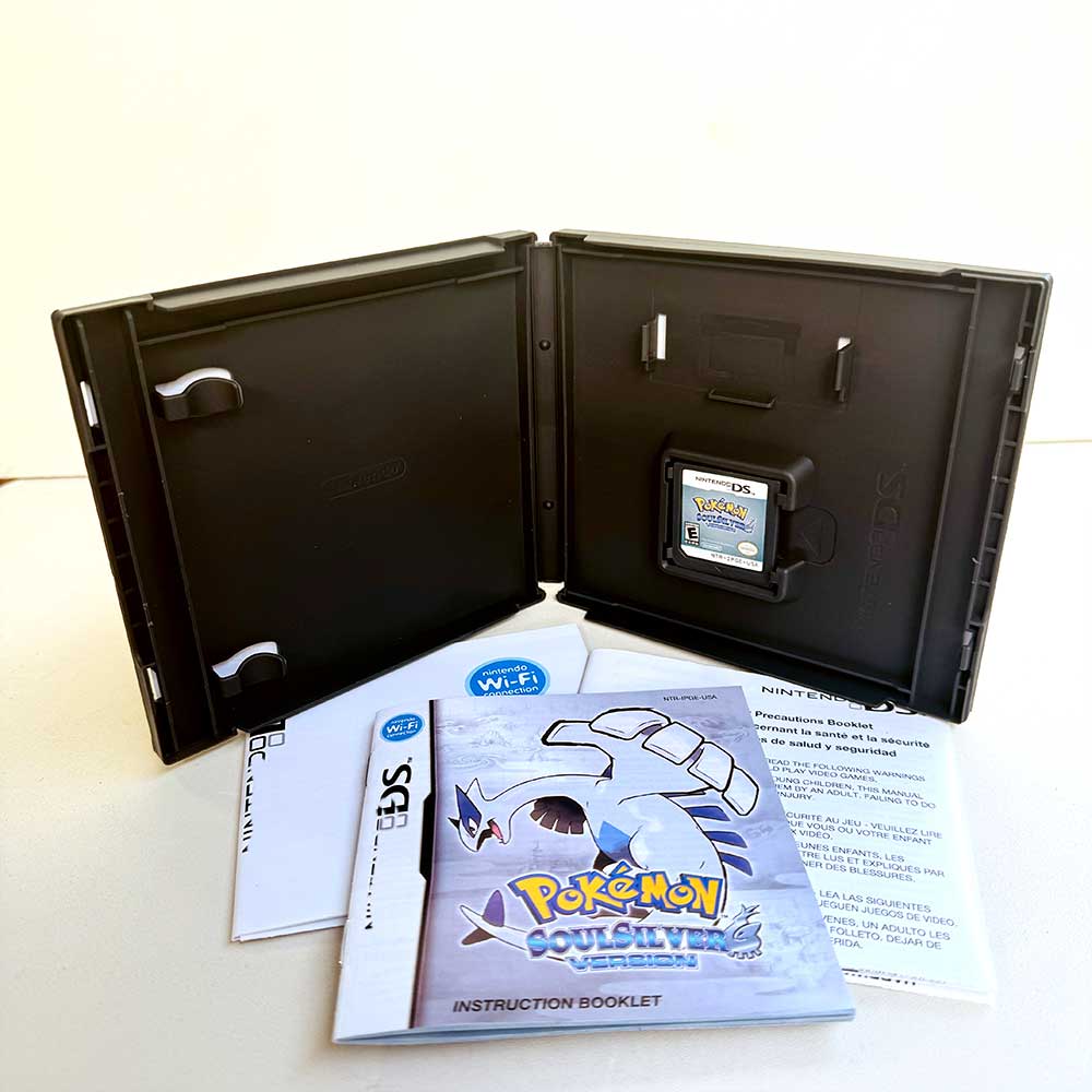 Pokemon sealed Soulsilver With Box Game cartridge Manual Ds Games for Nintendo Ds 3ds 2ds