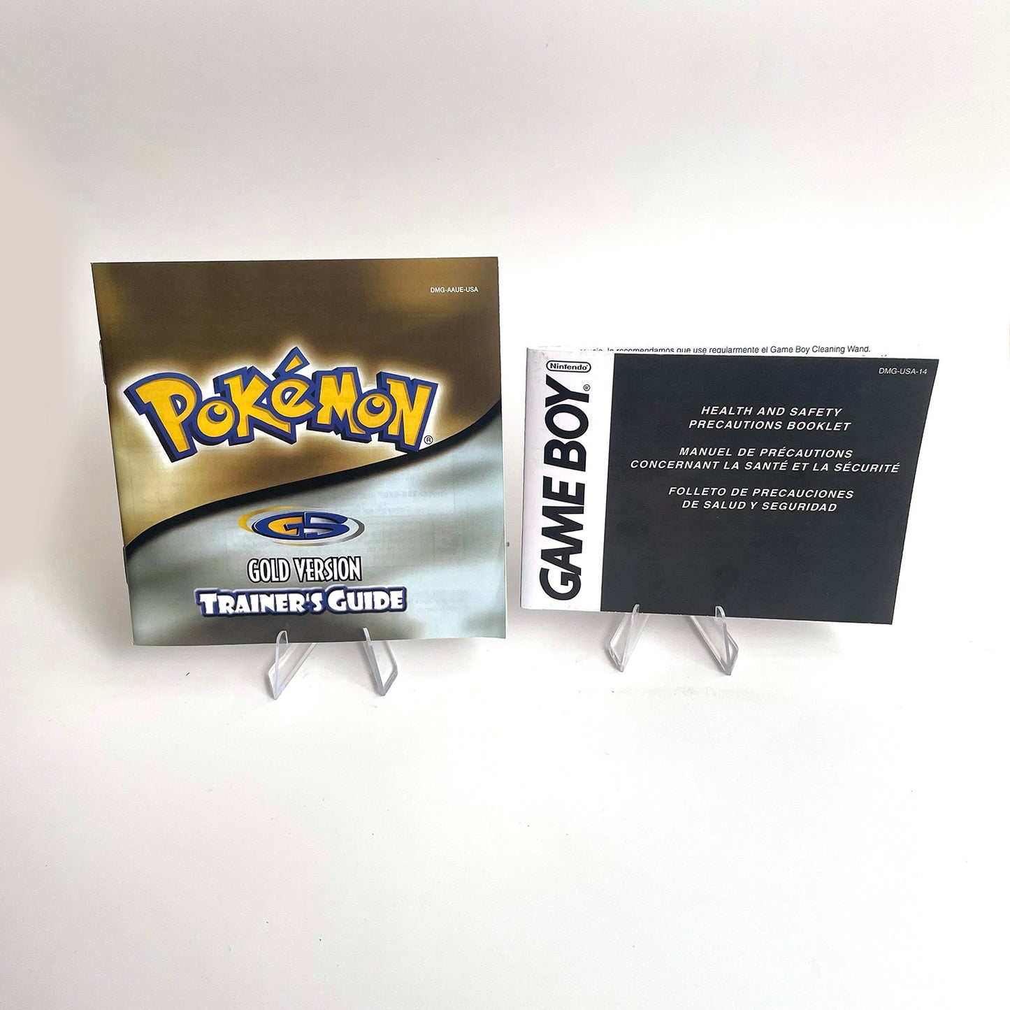 pokemon gold version RTC Flash cart Battery save IC save gold Manual cartridge with tray box for gbc game boy color