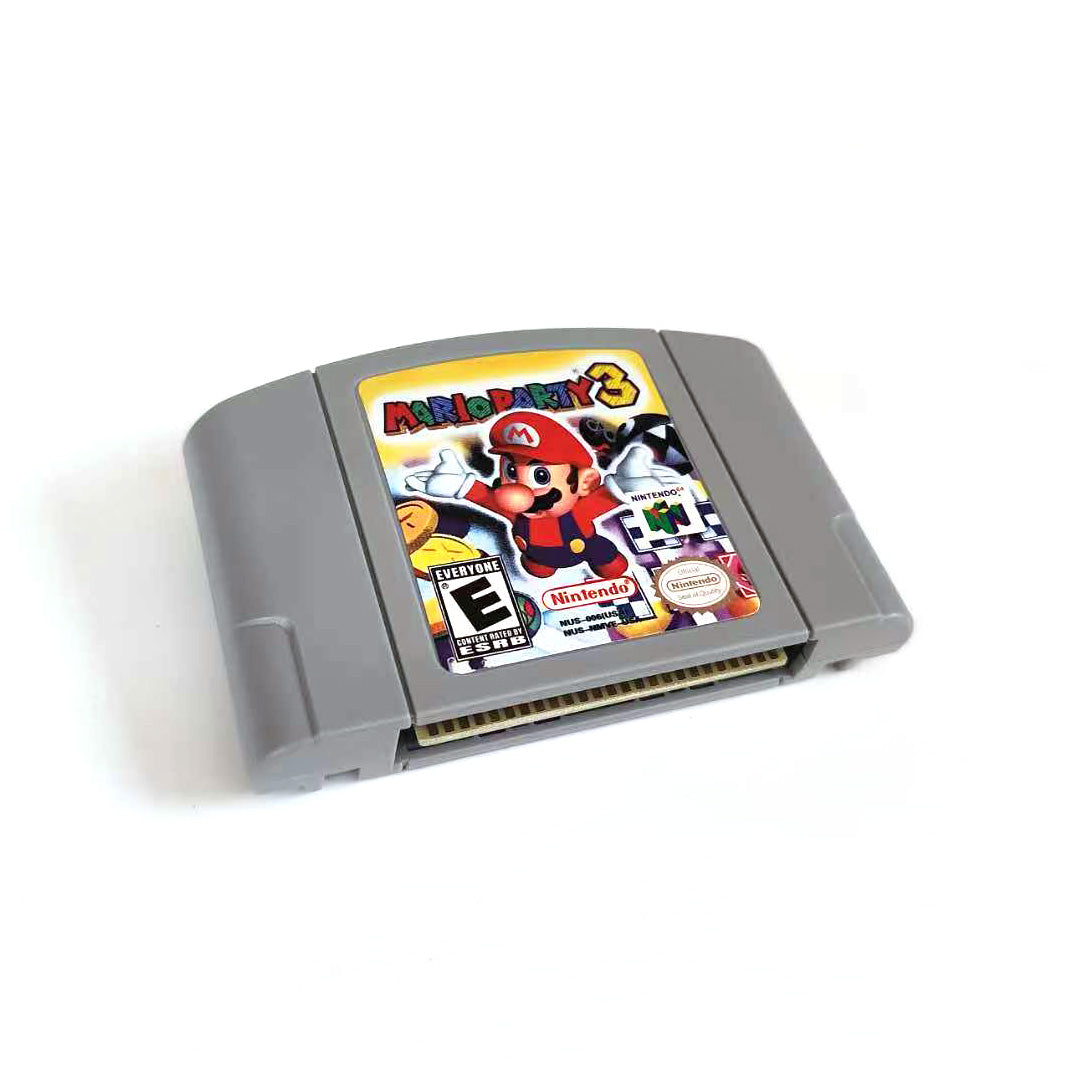 Mario party 3 game cartridge with tray box for N64 Nintendo 64