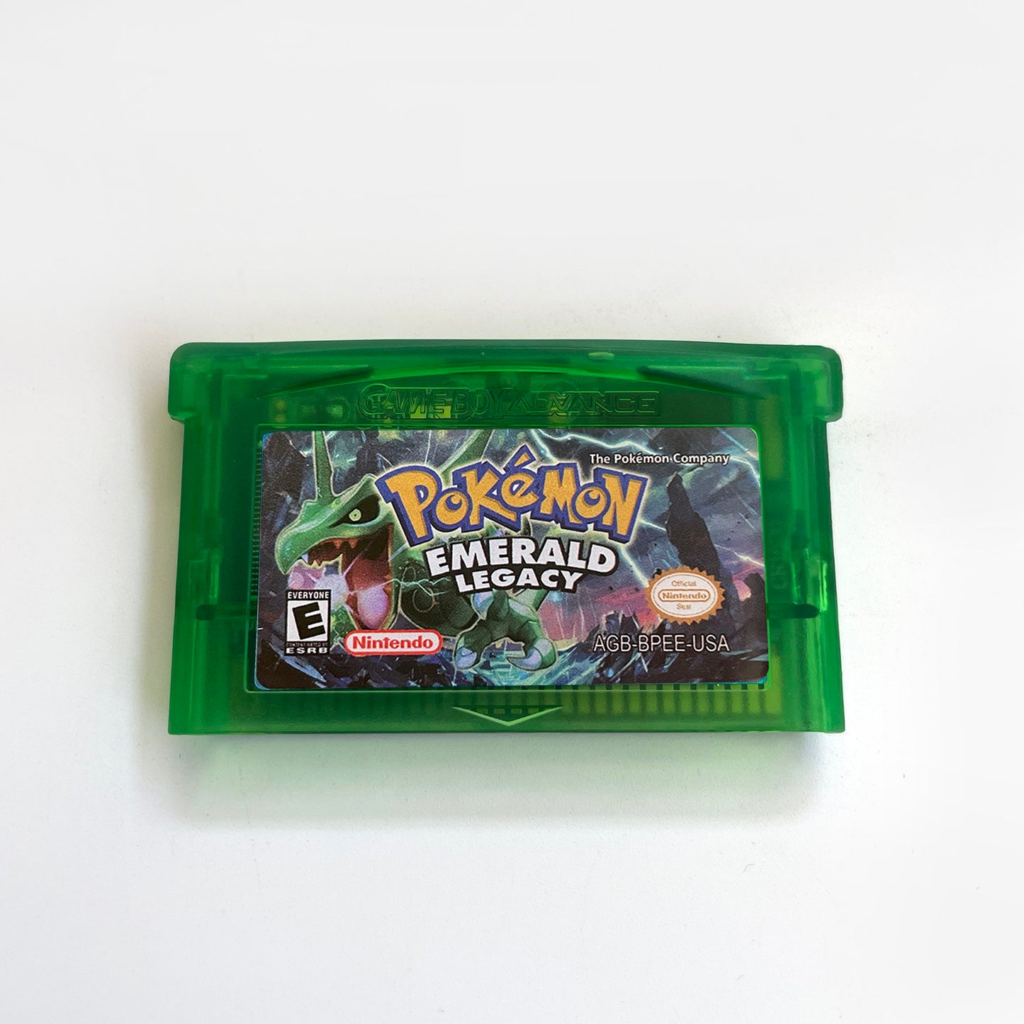 pokemon Emerald Legacy RTC Flash cart game cartridge with tray box for gba game boy advance