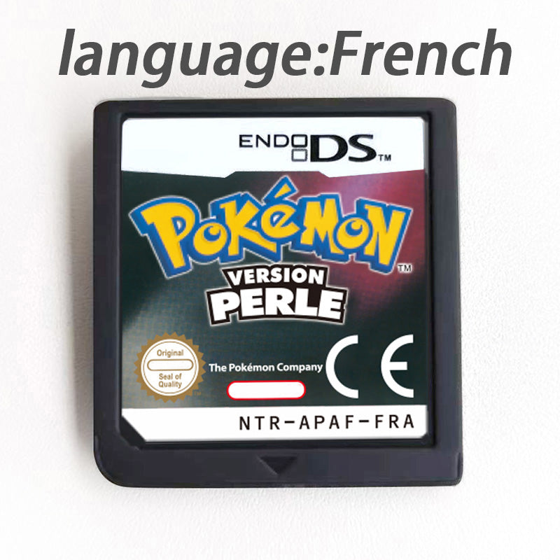 USA EUR FRA ESP NOE ITA Pokemon HeartGold SoulSilver Platinum Diamond Pearl Version Game cartridge for Nintendo Ds 3ds 2ds
