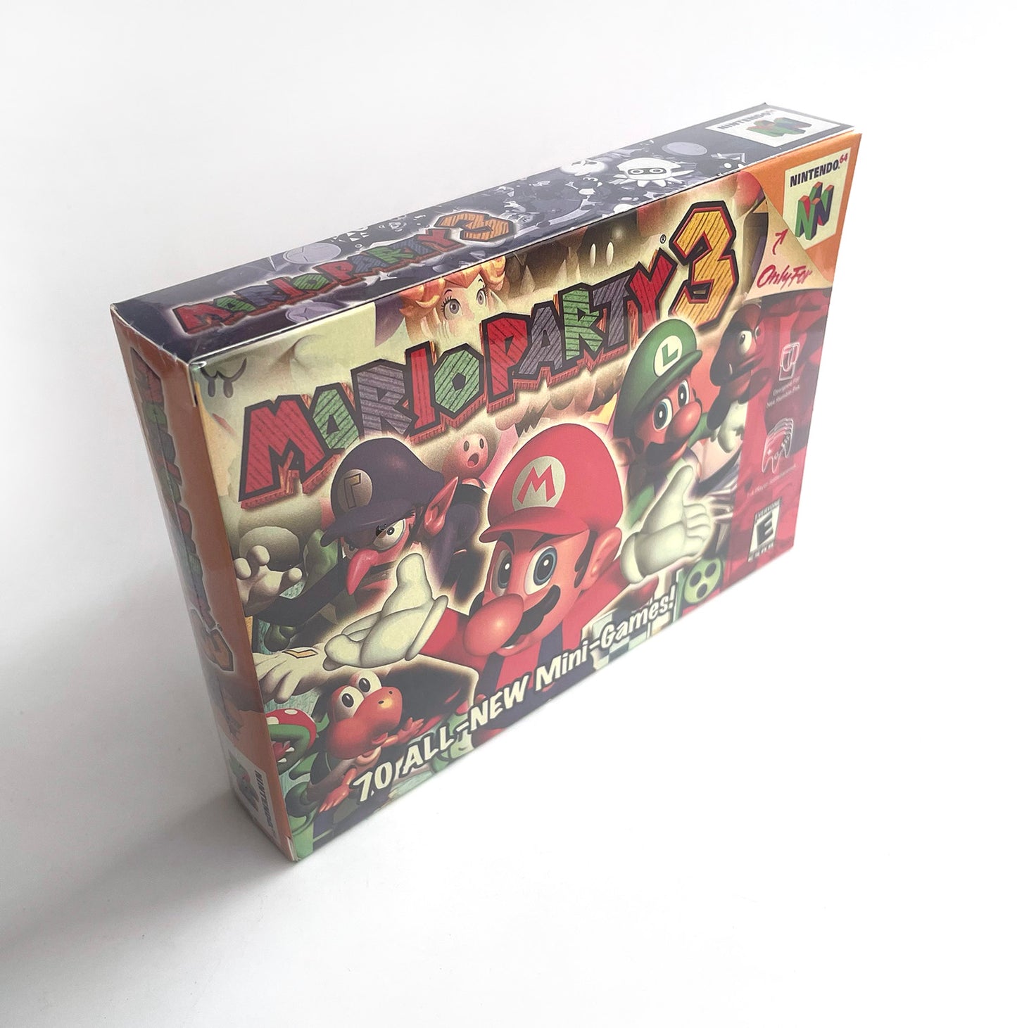 Mario party 3 game cartridge with tray box for N64 Nintendo 64