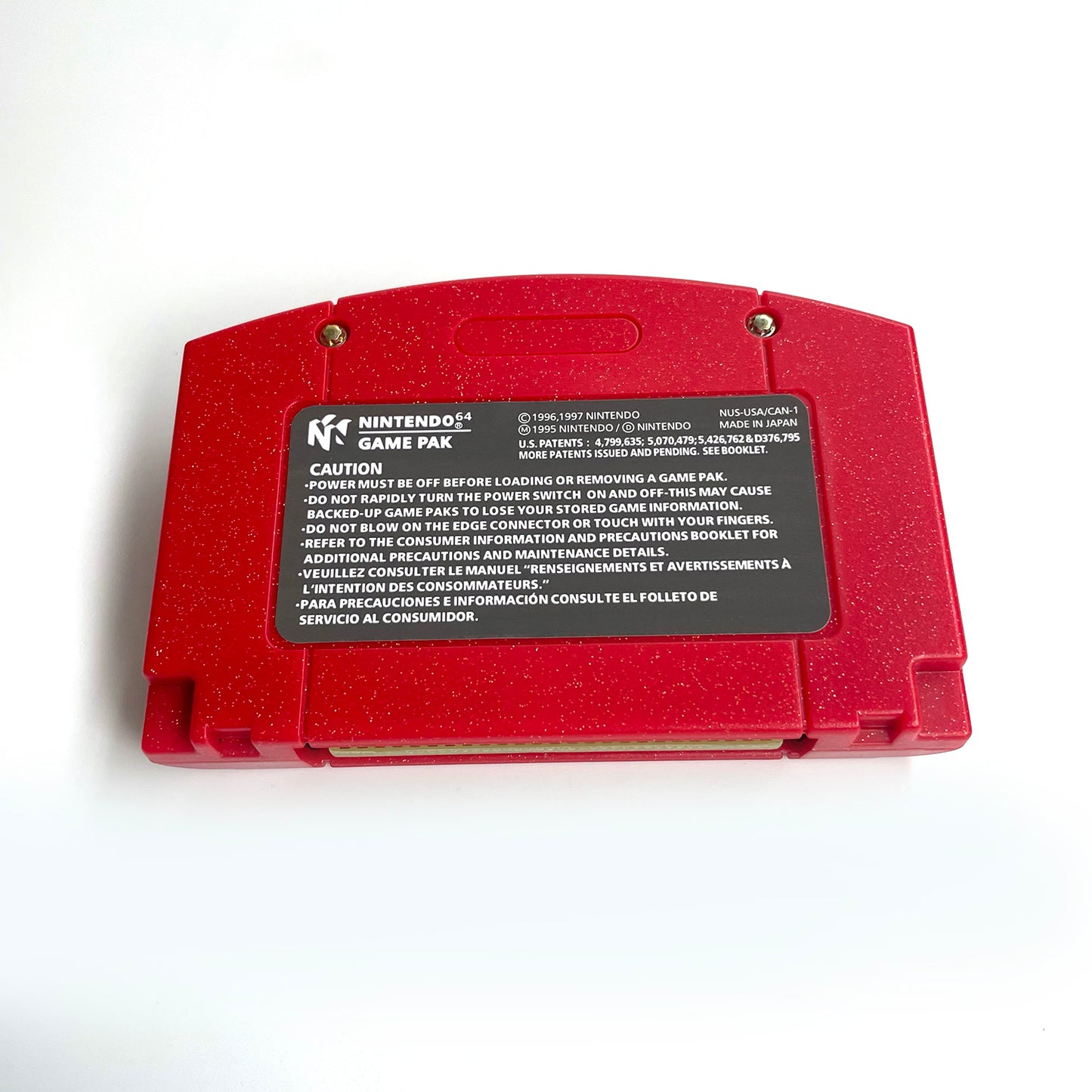 pokemon red version game cartridge with tray box for N64 Nintendo 64