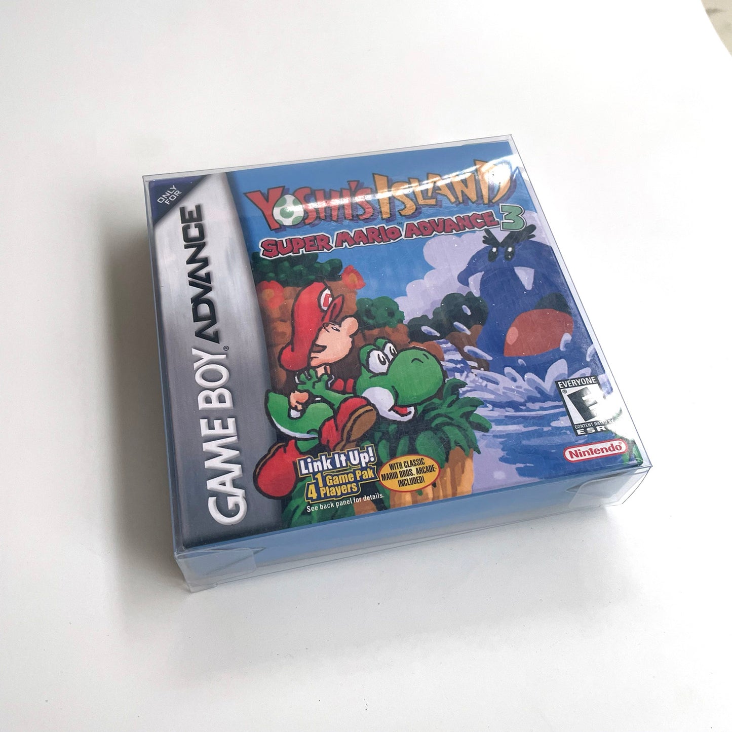 super mario acvance 3 cartridge with tray box for gba game boy advance