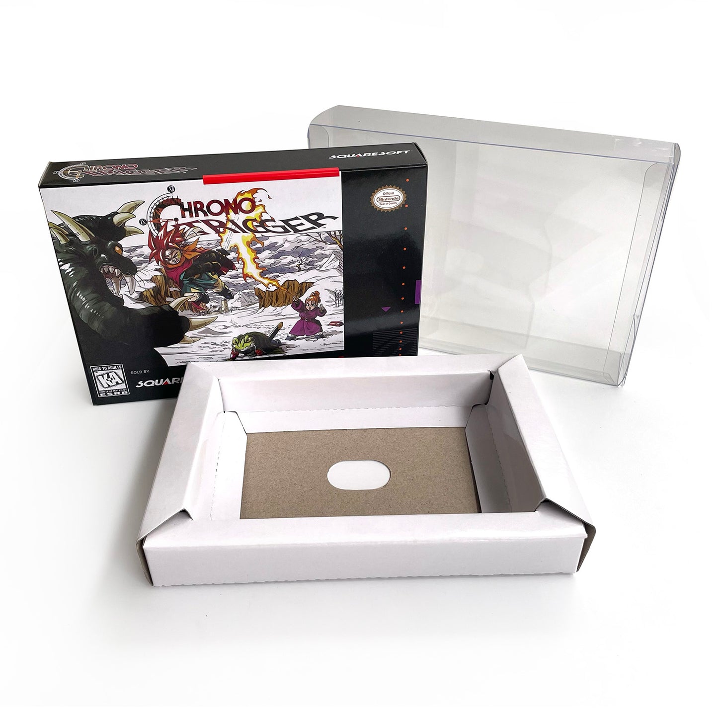 chrono trigger USA cartridge with tray box manual for SNES super nintendo entertainment system