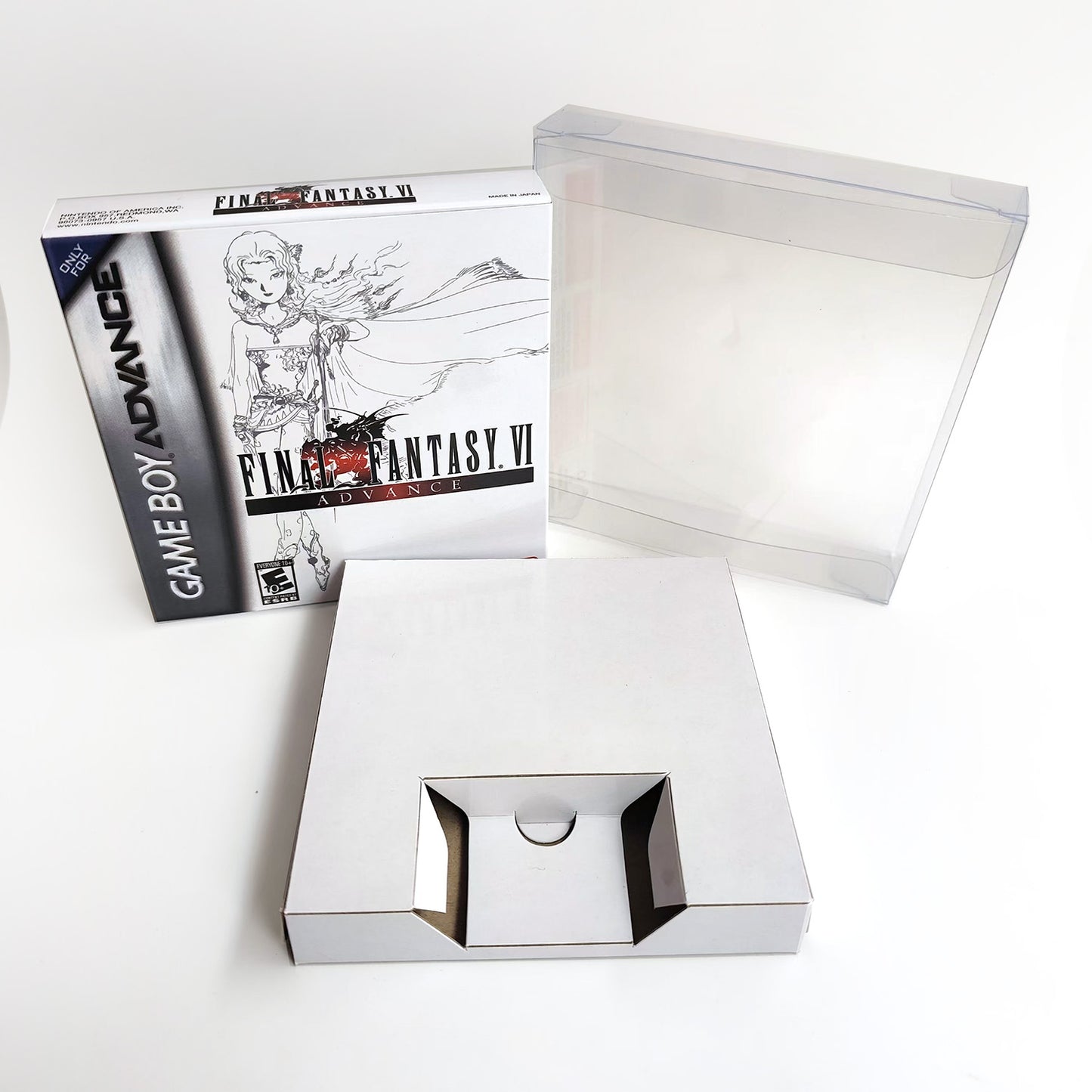 Final Fantasy VI cartridge with tray box manual for gba game boy advance