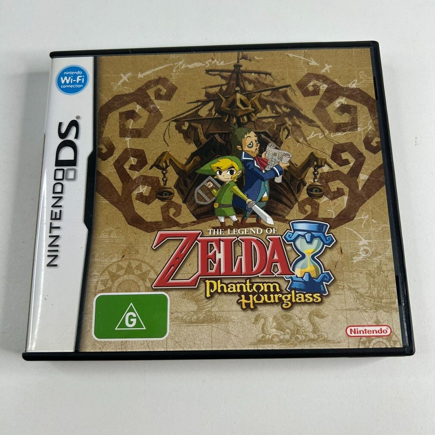 The Legend of Zelda: Phantom Hourglass With Box Game cartridge Manual Ds for Nintendo Ds 3ds 2ds