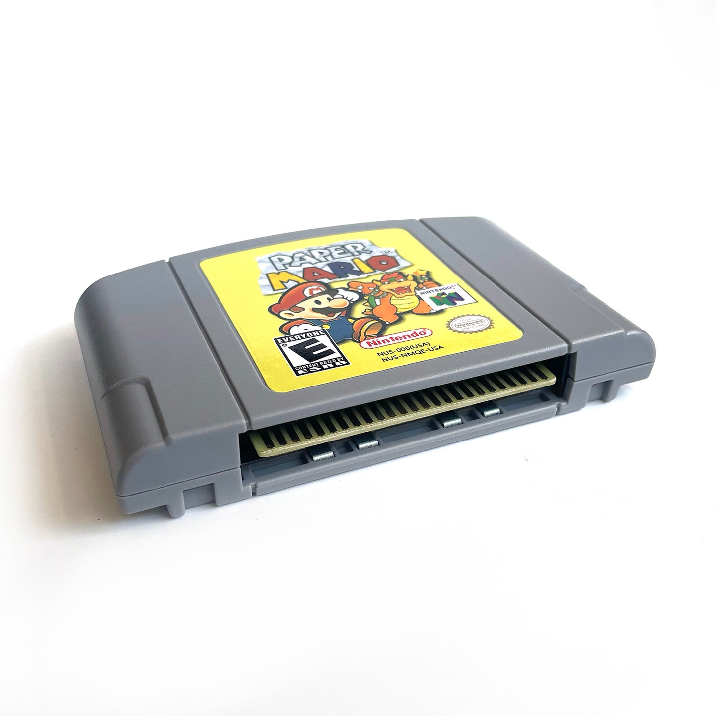 paper Mario game cartridge with tray box for N64 Nintendo 64