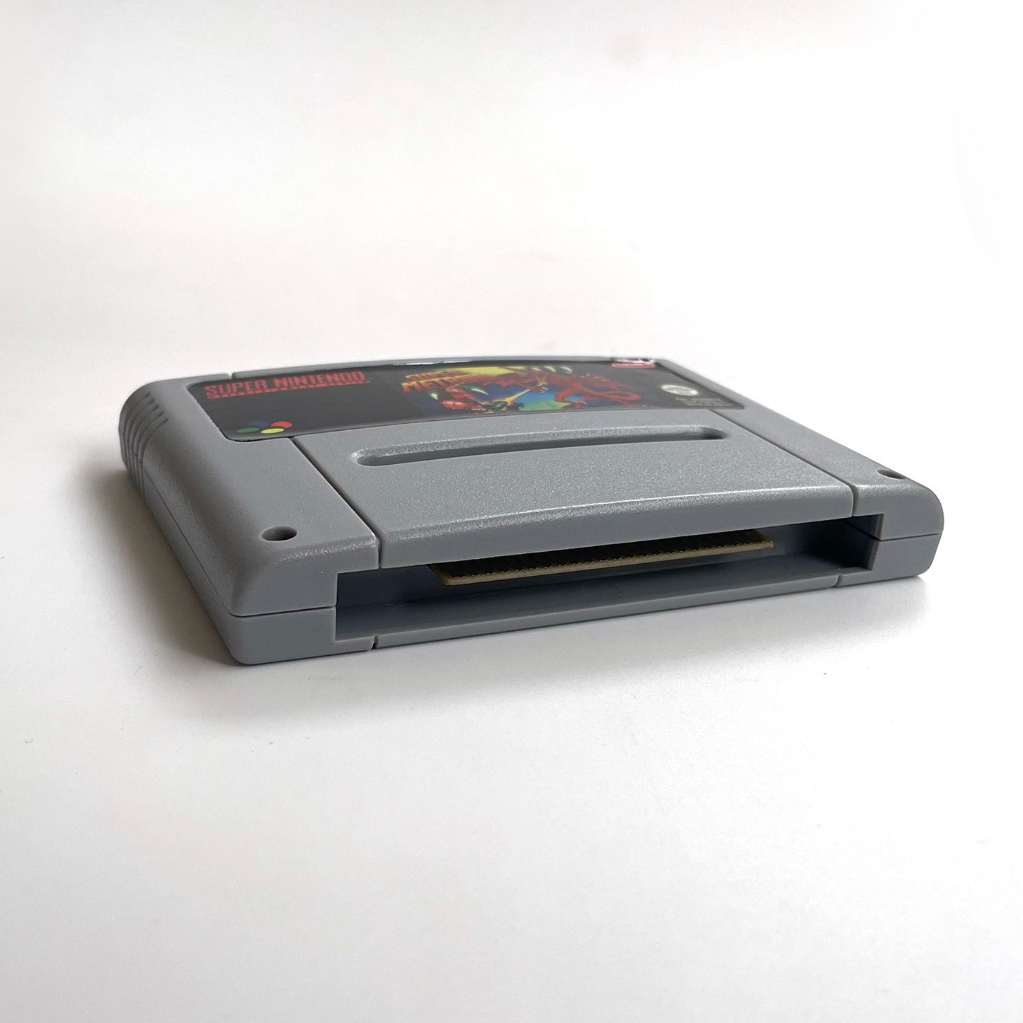 super metroid EUR cartridge with tray box manual for SNES super nintendo entertainment system