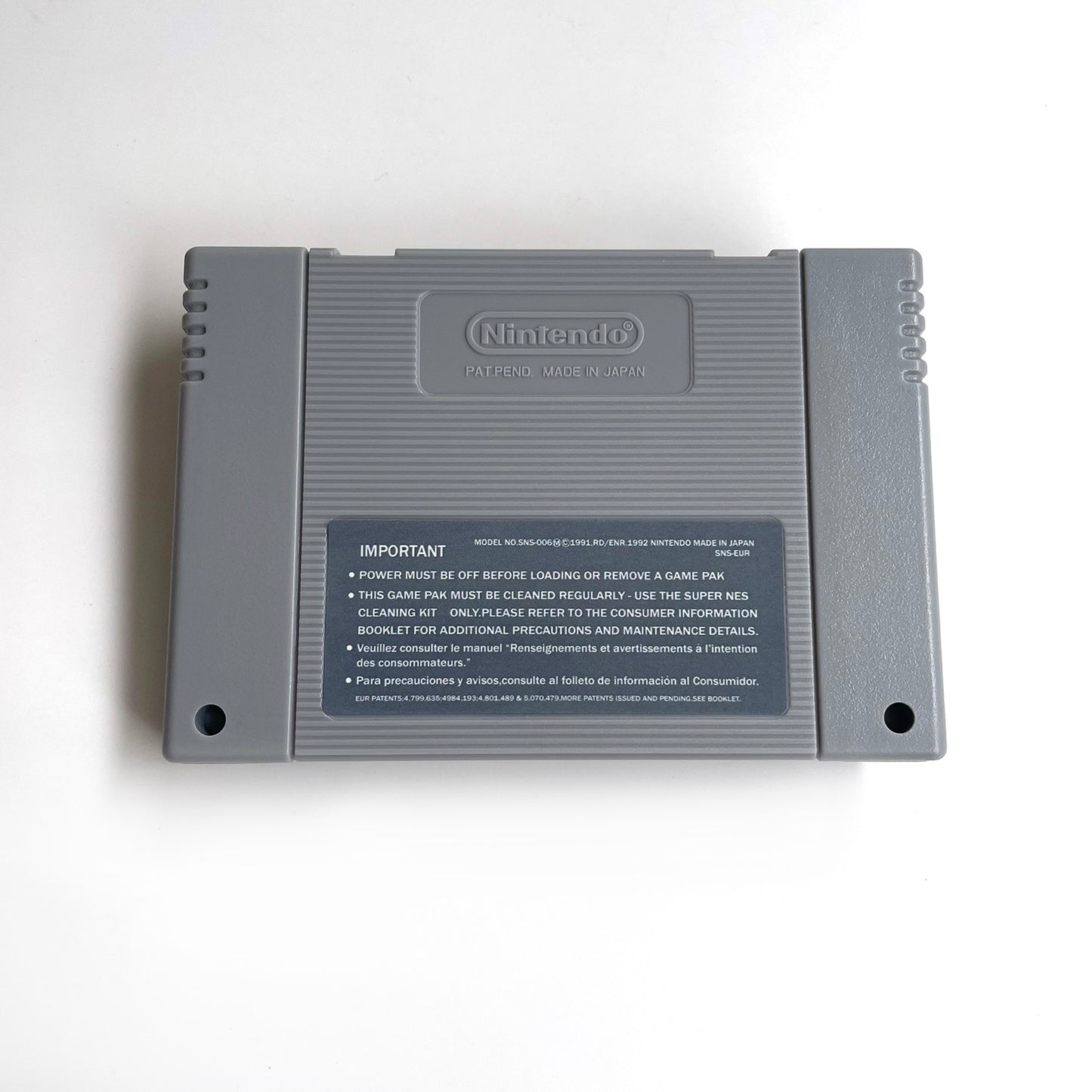 chrono trigger EUR cartridge with tray box manual for SNES super nintendo entertainment system