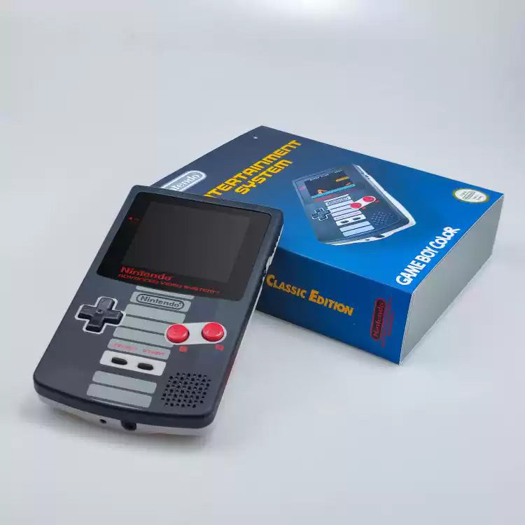 GBC GAMEBOY COLOR game console, high brightness handheld console, point-to-point full fit NES