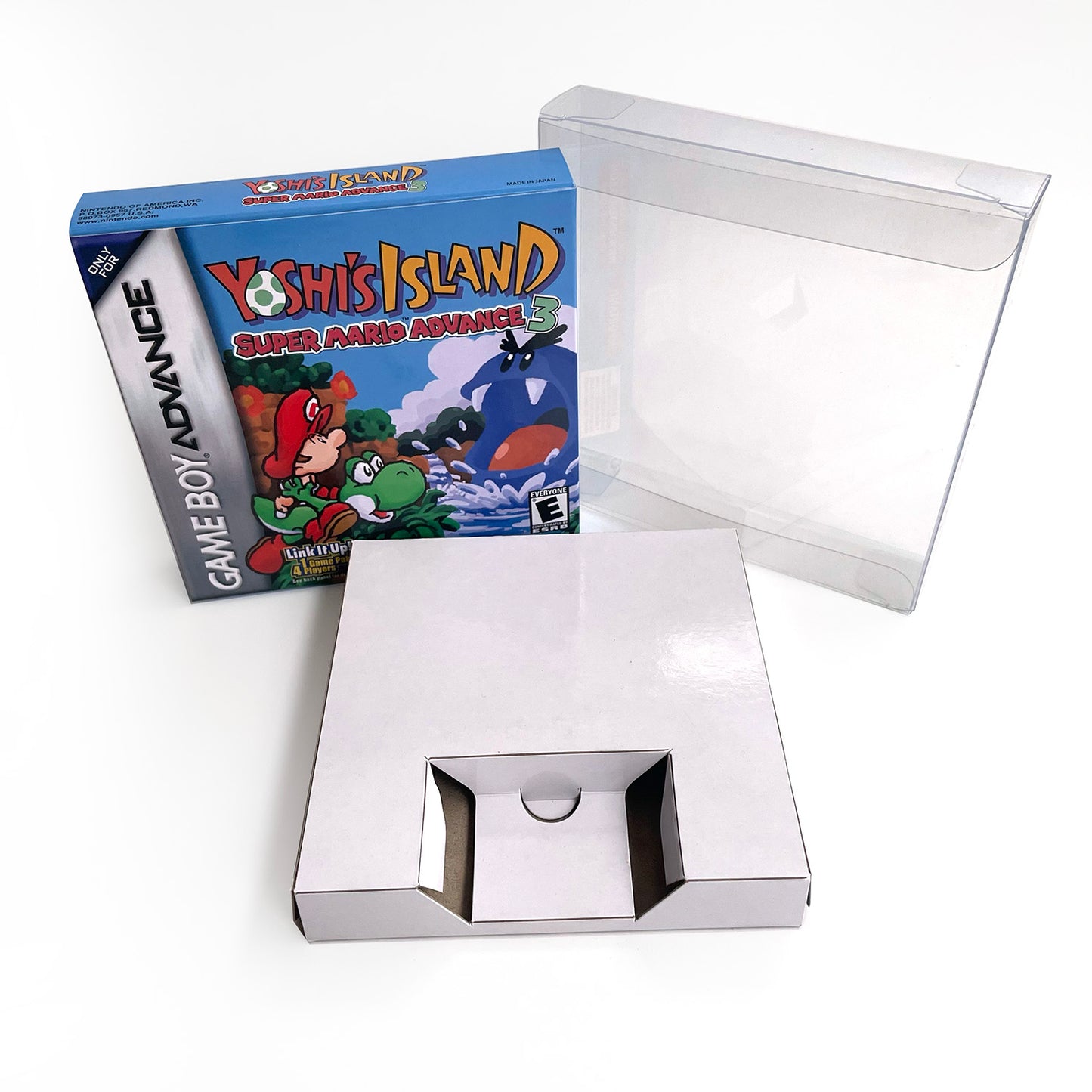super mario acvance 3 cartridge with tray box for gba game boy advance