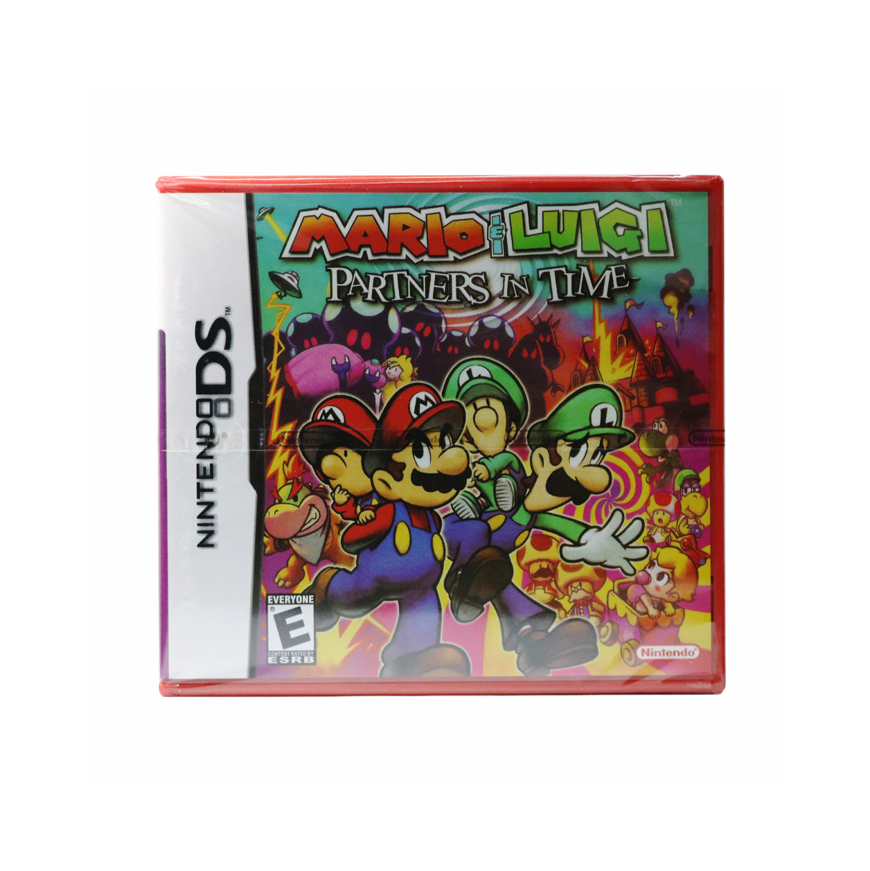 Mario & Luigi: Partners in Time With Box Game cartridge Manual Ds for Nintendo Ds 3ds 2ds