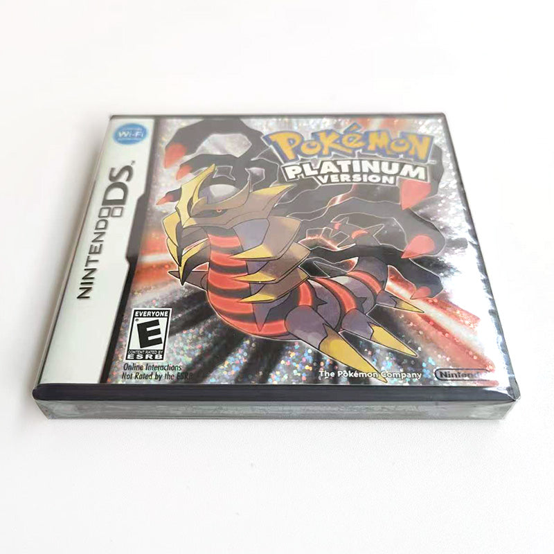 Pokemon USA English Platinum Version game cartridge with box for nintendo DS
