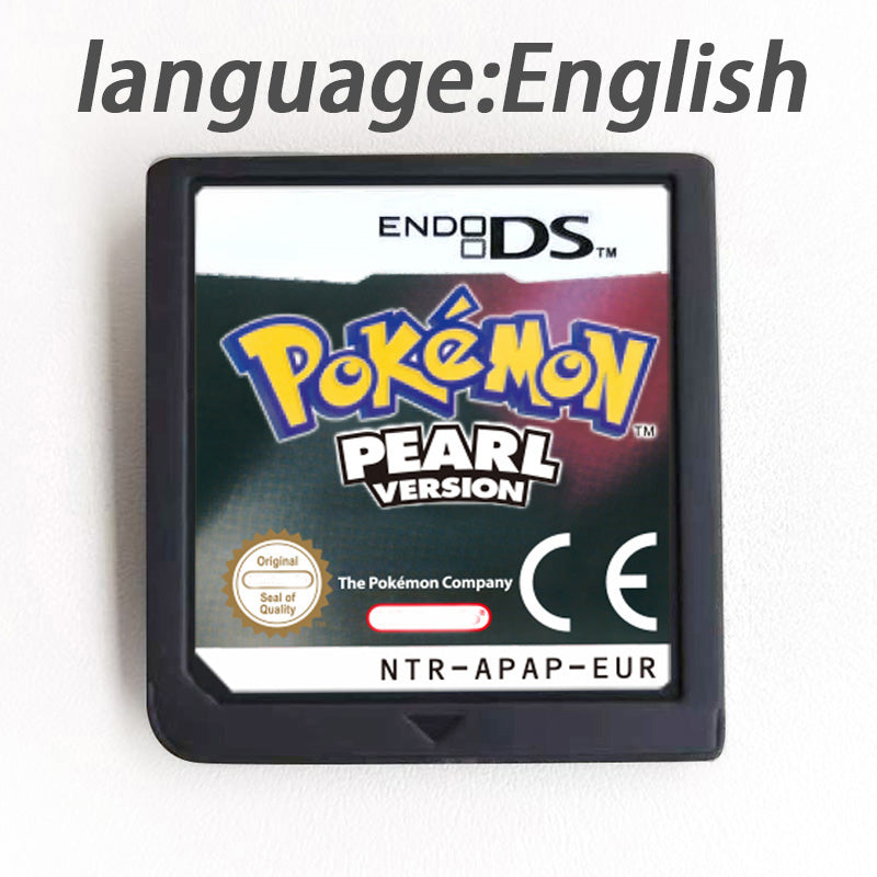 USA EUR FRA ESP NOE ITA Pokemon HeartGold SoulSilver Platinum Diamond Pearl Version Game cartridge for Nintendo Ds 3ds 2ds
