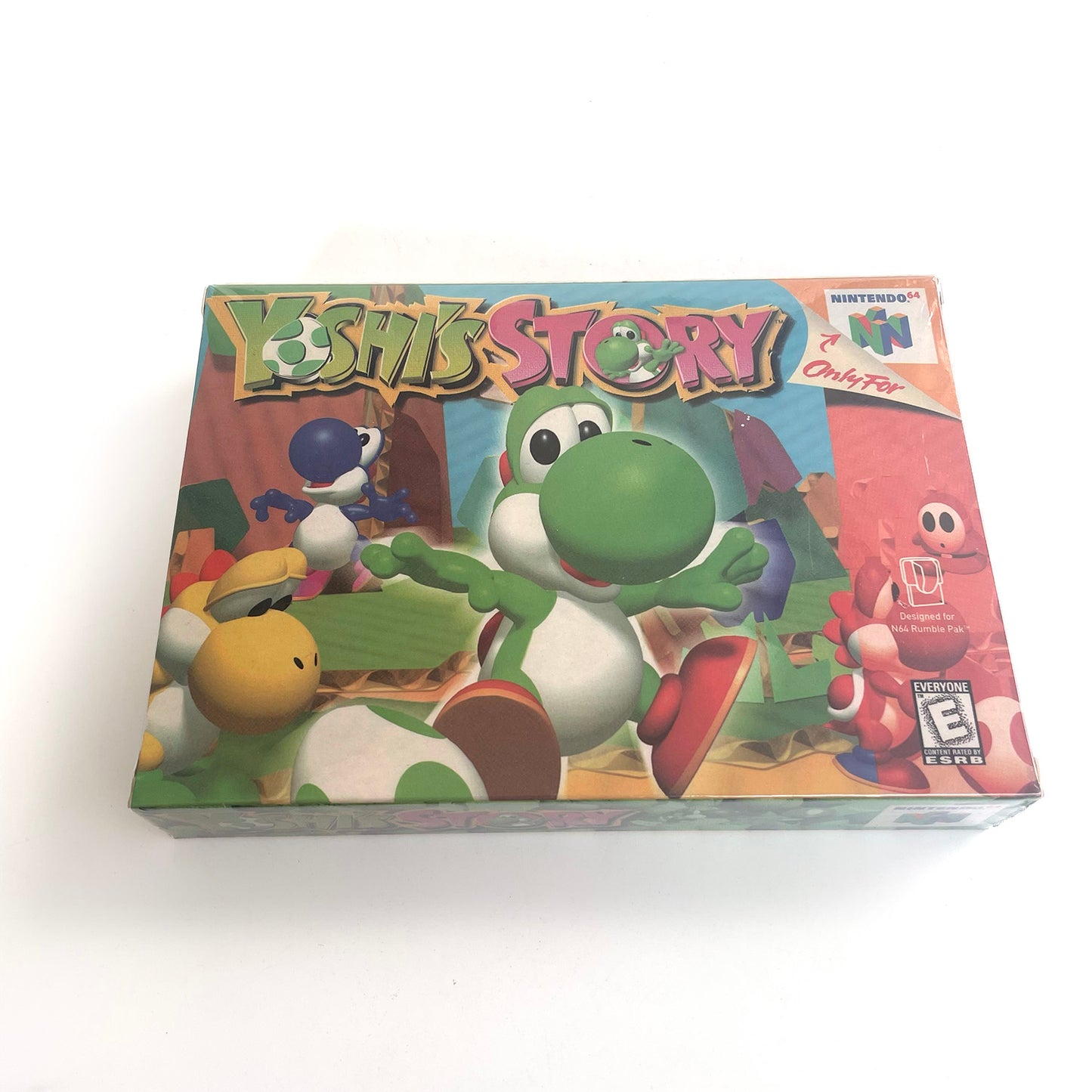 Yoshi's Story game cartridge with tray box for N64 Nintendo 64