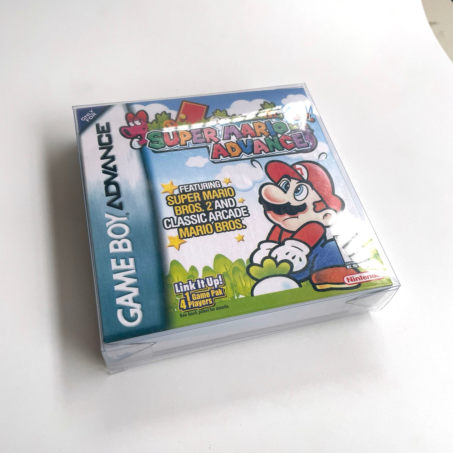 super mario acvance 1 cartridge with tray box for gba game boy advance