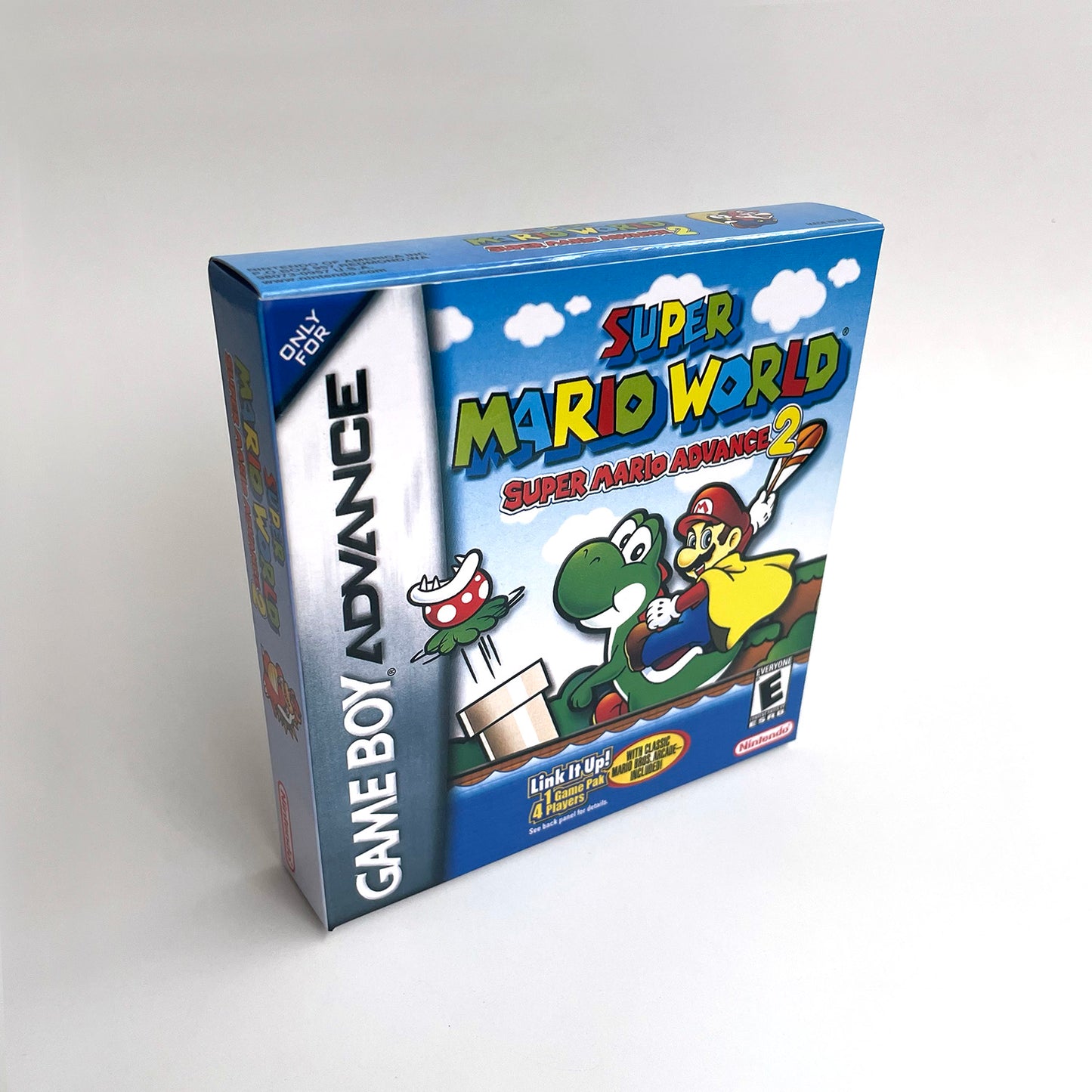 super mario acvance 2 cartridge with tray box for gba game boy advance