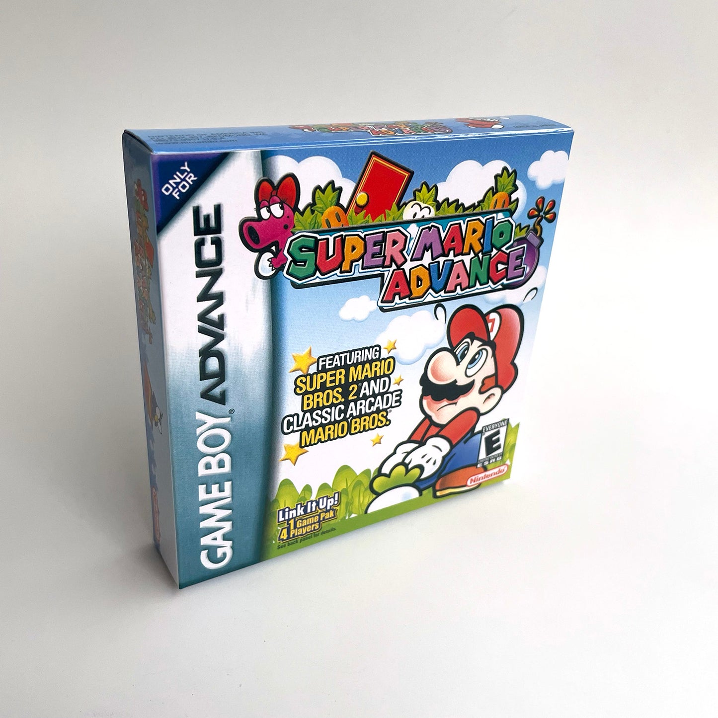 super mario acvance 1 cartridge with tray box for gba game boy advance