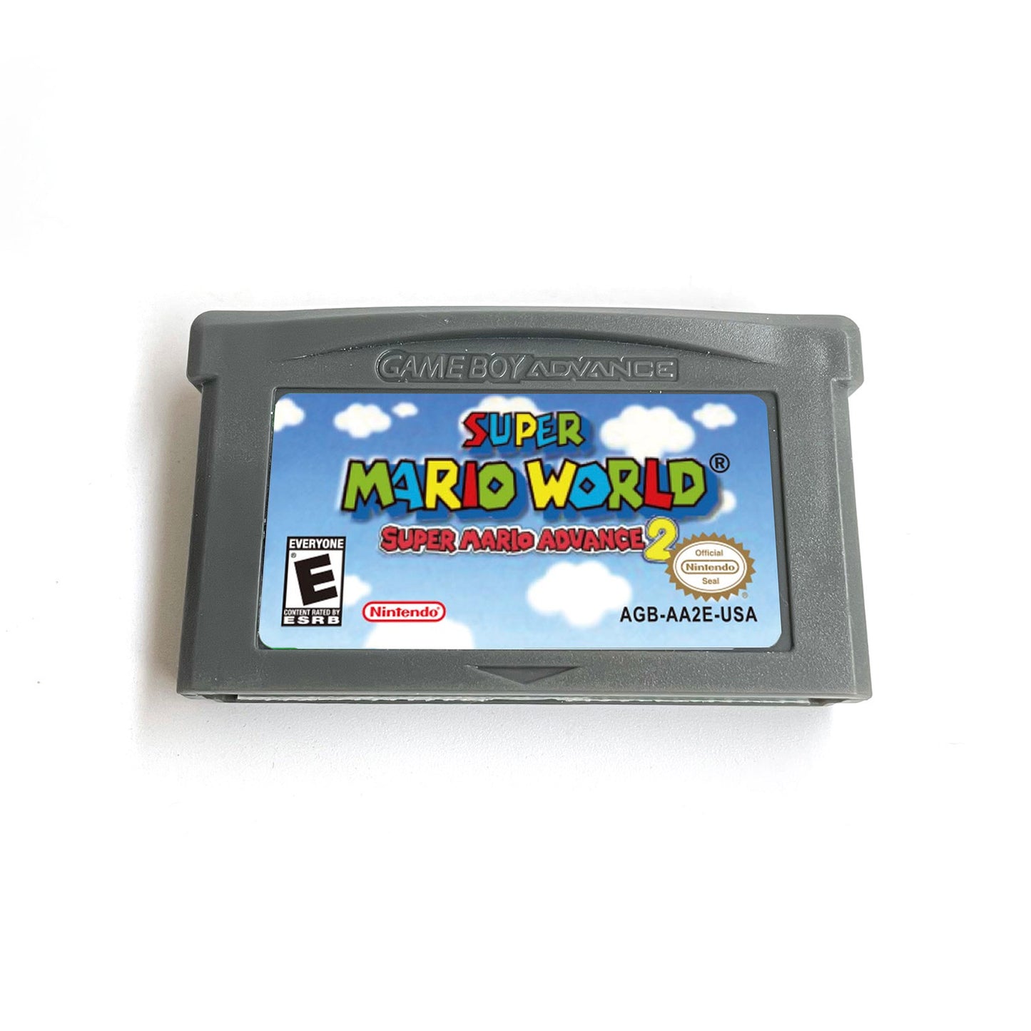 super mario acvance 2 cartridge with tray box for gba game boy advance