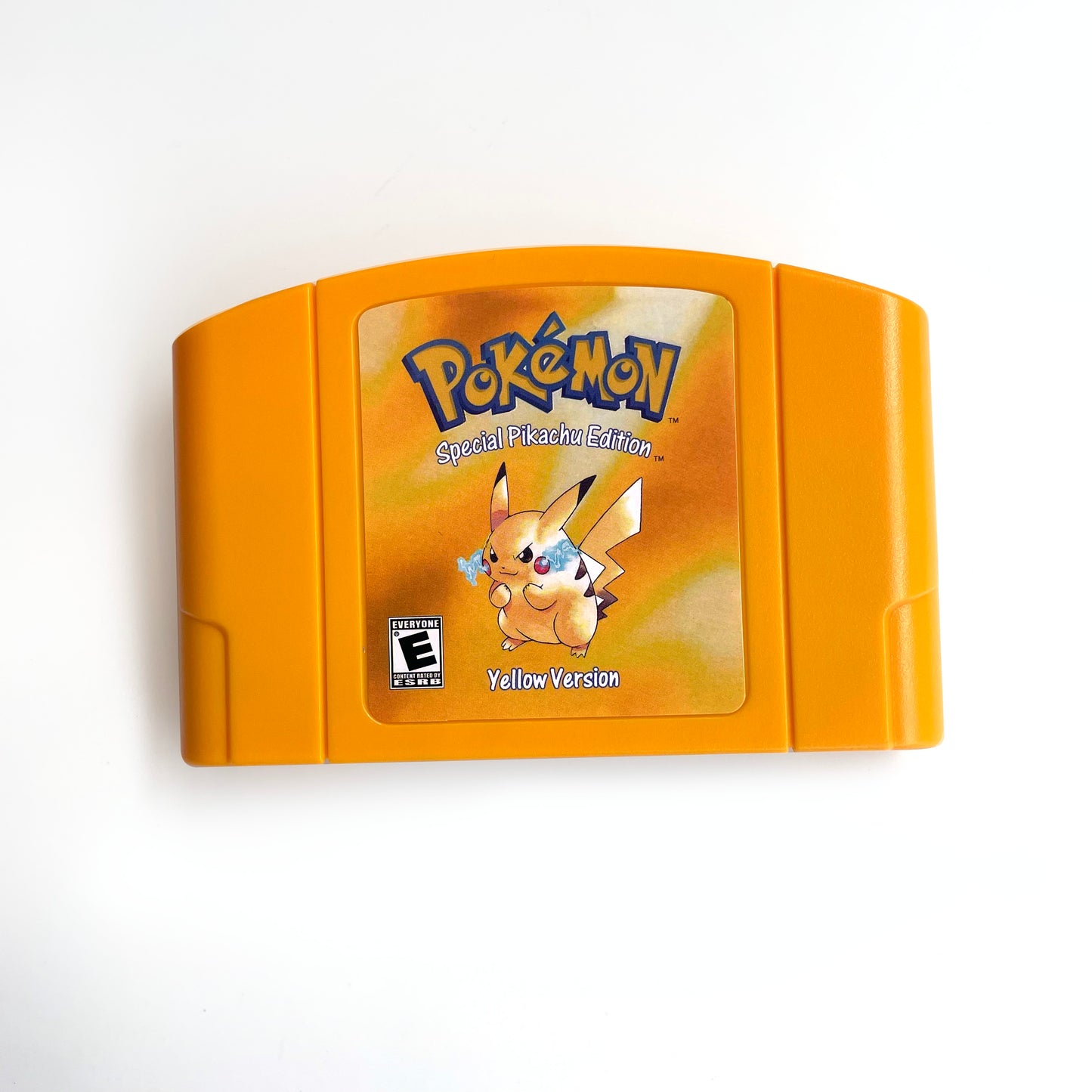 pokemon yellow version game cartridge with tray box for N64 Nintendo 64
