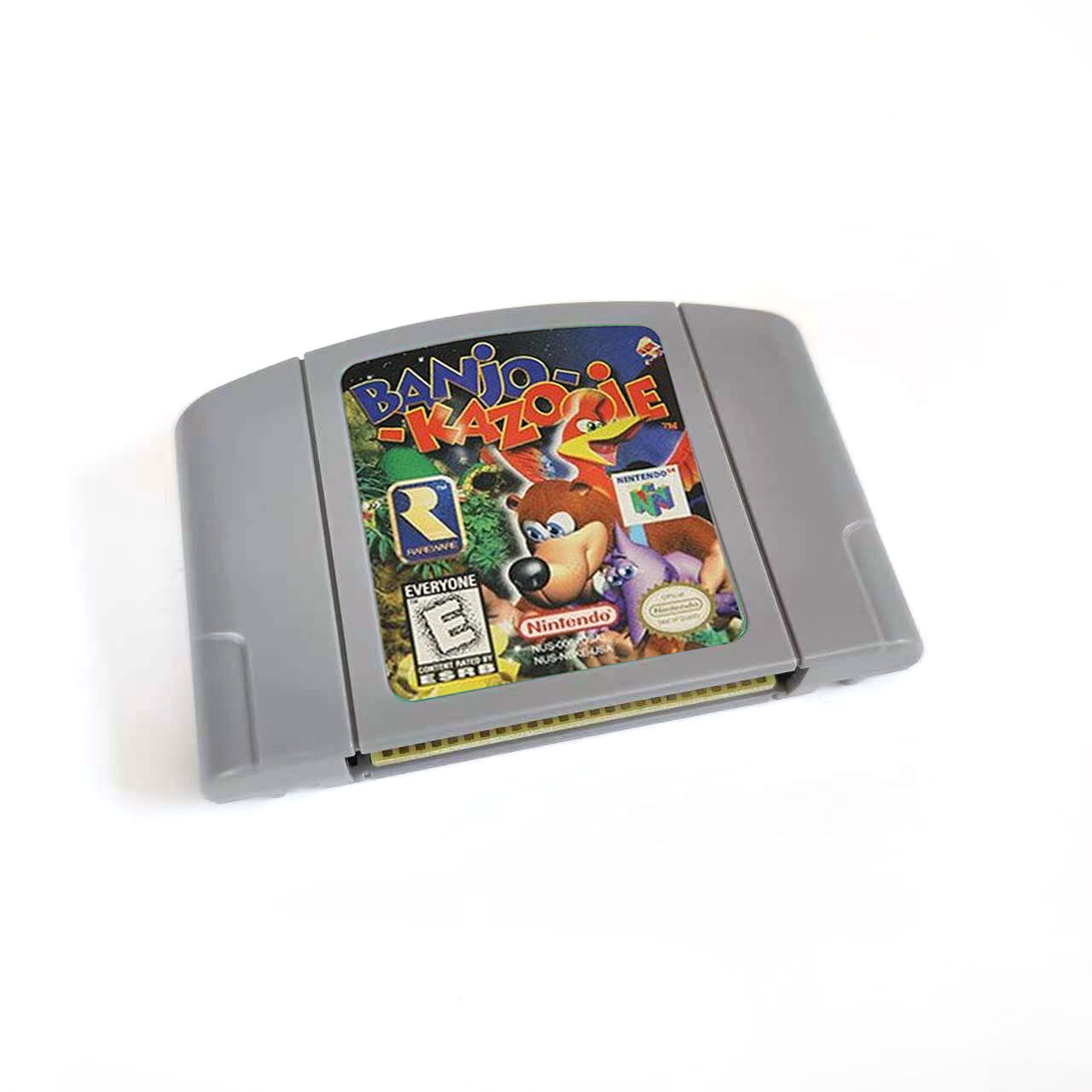 banjo kazooie game cartridge with tray box for N64 Nintendo 64