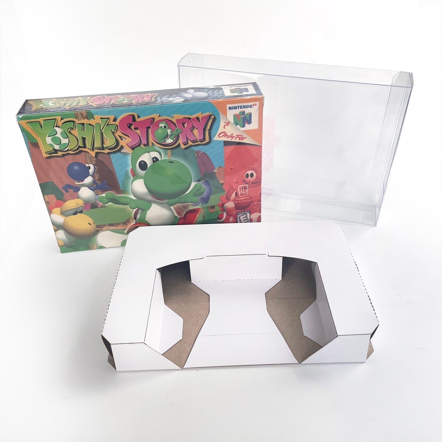 Yoshi's Story game cartridge with tray box for N64 Nintendo 64