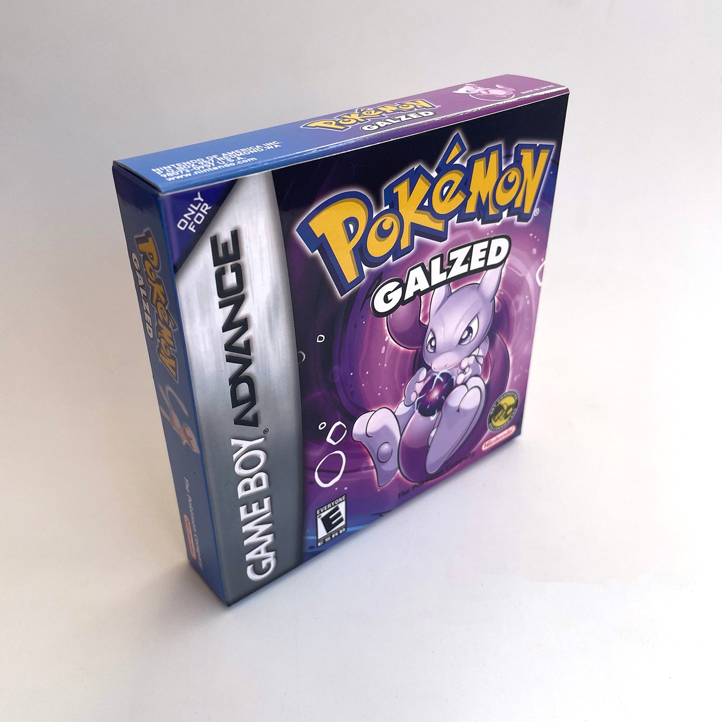 pokemon galzed RTC Flash cart game cartridge with tray box for gba game boy advance