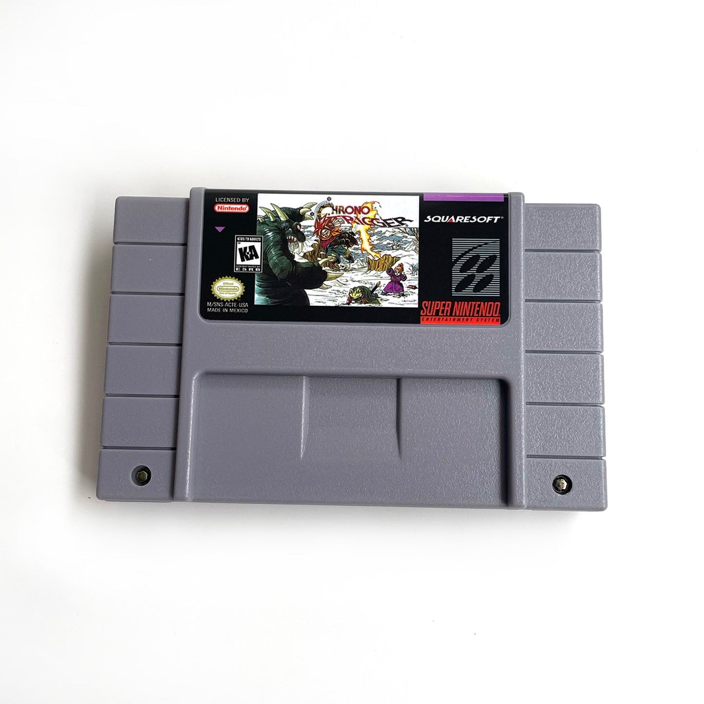 chrono trigger USA cartridge with tray box manual for SNES super nintendo entertainment system
