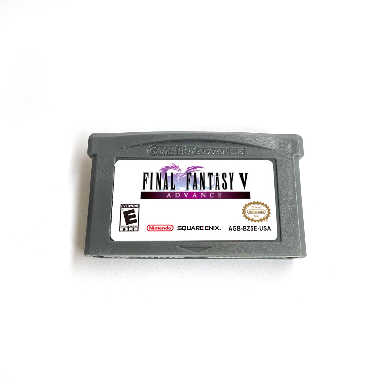 Final Fantasy V cartridge with tray box manual for gba game boy advance