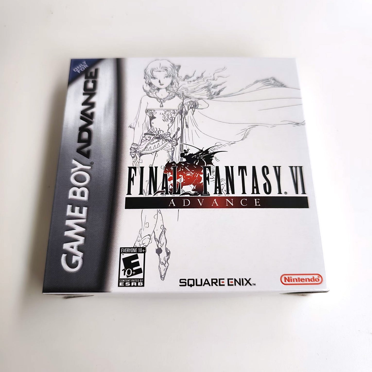 Final Fantasy VI cartridge with tray box manual for gba game boy advance
